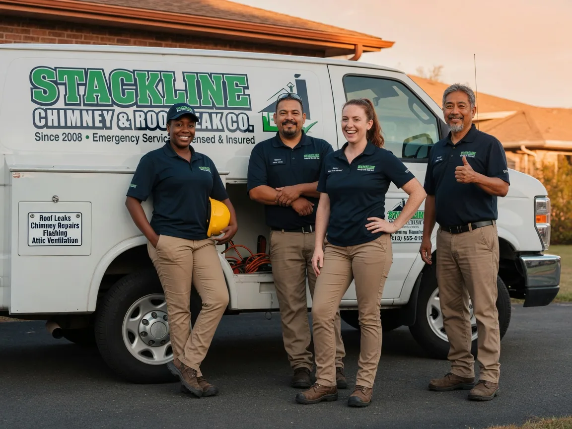 Chimney flashing repair company in Danville, OH